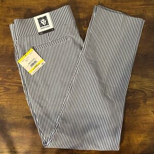 Anne Klein Slim Crop Striped Pants - NWT
